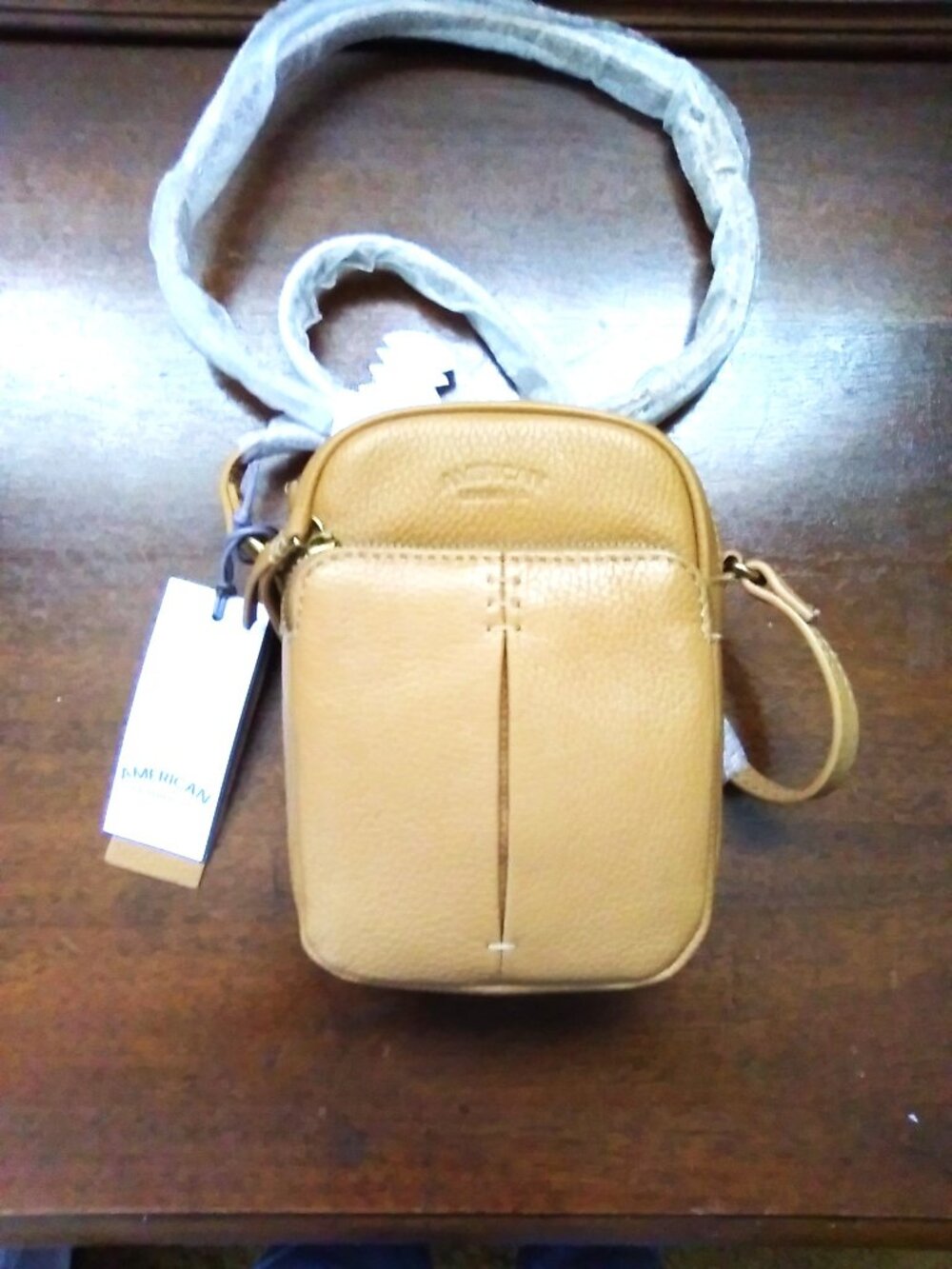 American Leather Cleveland Mini Leather Crossbody